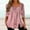 Pink, variant on Women's Button Down Tops Loose Slouchy Pleated Flowy Blouse Solid Trendy Square Neck Hollow Out Shirts Cotton Linen Long Sleeve Blouse Pink S
