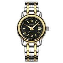 GUANQIN Fashion Formal Brand Women Clock Analog Waterproof Quartz Stainless Steel Luminous Calendar Vintage Wrist Watch Simple Design Sapphire Mirror Great Gift Choice