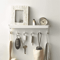 thumbnail image 5 of Key Ring,Wall Keychain,With Shelf,Key Tray White, 5 of 8