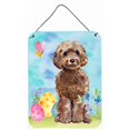 thumbnail image 1 of Carolines Treasures BB9619DS1216 Brown Cockapoo Impression Murale Ou de Porte de Pâques, 1 of 2