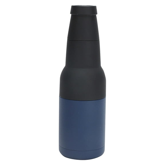 Beer Can And Bottle Insulator, Double Wall Vacuum Insulated Stainless Steel Cooler, 12Oz Portable Holder For Parties Beaches Barbecues