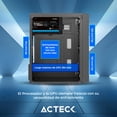 thumbnail image 3 of Gabinete ACTECK KIOTO GC220F Micro ATX Mini Torre Fuente 500W Metalico, 3 of 6