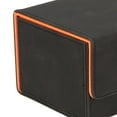 thumbnail image 3 of Caja para baraja de cartas coleccionables, caja para naipes, contenedor, protector de exhibición, coleccionable Rejilla Negro Naranja, 3 of 9