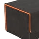 thumbnail image 3 of Caja de almacenamiento para baraja de cartas coleccionables, estándar, con 2 separadores de cartas, práctica Rejilla Negro Naranja, 3 of 9