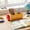 B, variant on Pencil Cup Organizer, Desktop Stationery Holder, three-section novelty storage, for office desk, art table and workspace