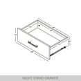 thumbnail image 5 of Castle Place Rustic 2 Drawers Wooden Nightstand, Dark Grey, 5 of 7