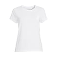 thumbnail image 4 of Time & Tru Women's Slub Crew T-Shirt, 4 of 5