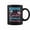 Black, variant on Football Or Pom Poms Cute Keeper Of Gender Baby Reveal Party Coffee Mugs