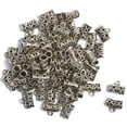 thumbnail image 3 of 50x Loop Bail Big Hole Spacer Beads Charm Colgante Resultados de La Joyería, 3 of 5