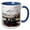 Blue/White, variant on 3drose, Norway, Spitsbergen, Kings Bay, Coal Train - Eu21 Cmi0179 - Cindy Miller Hopkins, 11oz Mug