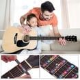 thumbnail image 4 of Amdohai Guitar Fretboard Stickers Colorful Fingerboard Sticker Note Decals for 6 String Acoustic Electric Guitars Beginners Practice Assistant Tool with 5pcs Guitar Picks, 4 of 8