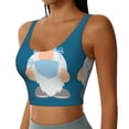 thumbnail image 2 of Kdxio Nurse Doctor Gnomes Print Workout Crop Tank Top for Women Racerback Yoga Tank Tops Athletic Sports Shirts Exercise Undershirts, 2 of 9