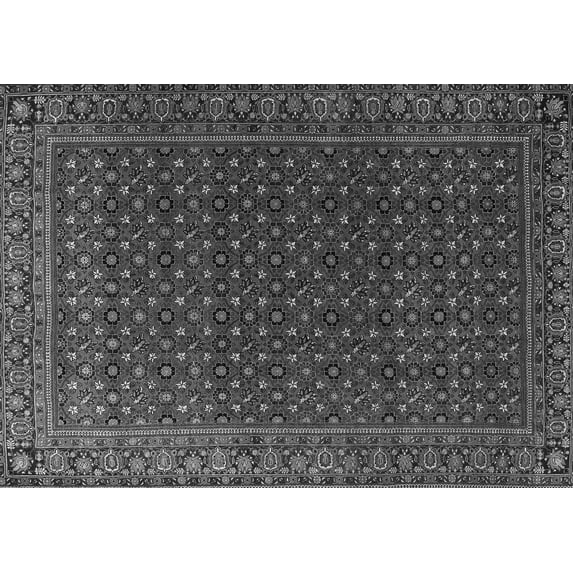 Ahgly Company Indoor Rectangle Persian Gray Traditional Area Rugs, 2' x 5'