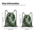 thumbnail image 4 of Bingfone Tropical Palm Leaves1 Drawstrings Backpacks Bags For Men Women Gym Drawstrings Bag, 4 of 9