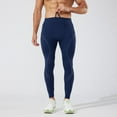 thumbnail image 5 of Men's High Performance Leggings Quick Dry Cool Compression Fit Tights Pants Solid Color Leggings, 5 of 7