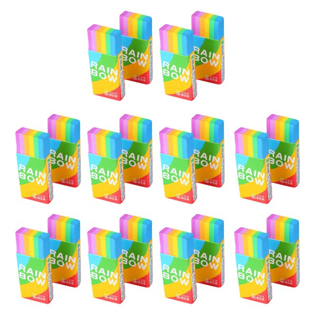 FRCOLOR erasers PVC Mini erasers for Daily Use Assorted Color Compact Size Suitable for Students and Children,1.97"X0.98"X0.39"