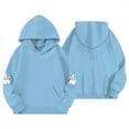 thumbnail image 5 of MUXiin Sweatshirts For Girls 10-12,Girls Sweatshirt Fall Halloween Lantern Long Sleeve Pullover Spooky Season Sweatshirt Fall Clothes,11-12 Years,Light Blue, 5 of 5