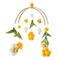 thumbnail image 2 of Baby Crib Mobile for Boys Girls, Bees Nursery Mobile, Gender Neutral Felt Ball Mobile, Ceiling Mobile High Quality, 2 of 9