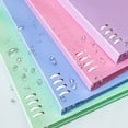 thumbnail image 6 of B5 Removable Loose Leaf Frosted Notebook Cover, Campus Smart Ring Binder, B5 Transparent Binder Notebook Slim Binder Folder for Work, Study and Journal Supplies, 6 of 6