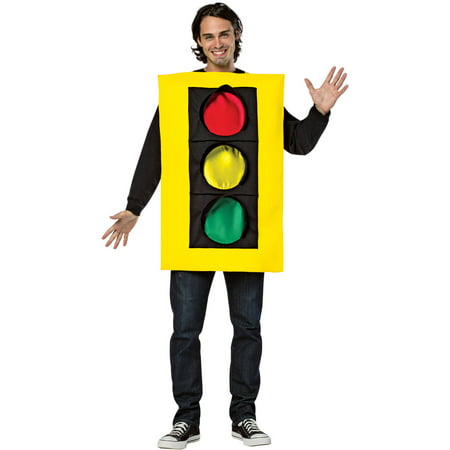 Traffic Light Tunic Men's Adult Halloween Costume, One Size,