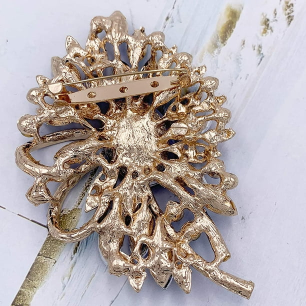 Large scarf sales brooch
