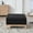 Black, variant on Jopath 33.86"W Upholstered Wood Base Storage Ottoman With Reversible Lid Coffee Table, Foot Stool Square Footrest with Rubberwood Legs for Living Room Bedroom Entryway and Office, Ivory Boucle.