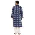 thumbnail image 4 of Atasi Mandarin Collar Kurta For Menâ€™s Printed Cotton Long Sleeves Ethnic Wear, 4 of 7