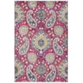 thumbnail image 3 of Safavieh Madison Hope Floral Area Rug, Fuchsia/Gold, 5'3" x 7'6", 3 of 13