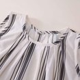 thumbnail image 6 of MEZZALL Vertical Striped Sleeveless Sundess Simpe Casual Cotton Dress For Children Relaxed Fit, 5-6 Years, 6 of 9