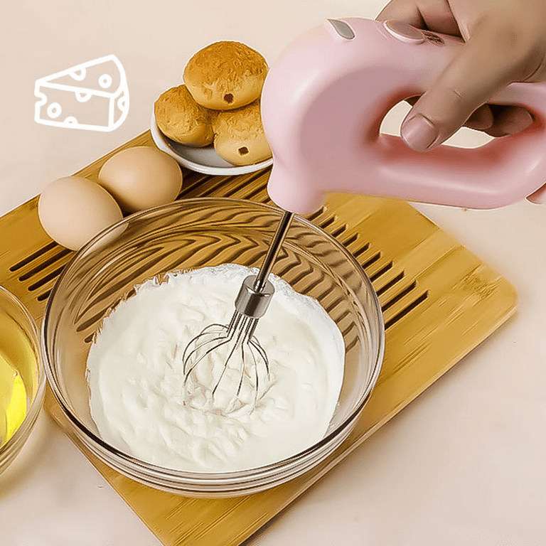 Rechargeable Wireless Beater Electric Milk Frother Household Whisk Stirring Mini  Handheld Small Baking Beater