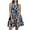 Navy, variant on Summer Plus Size Dresses for Womens 2026 Fashion Casual Sleeveless Bohemian Fashion Loose V-neck Pleated Print Dress Dress