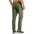thumbnail image 3 of Rexolia Men's Athletic Golf Stretch Pants Lightweight Quick Dry UPF 50 Drawstring Daily Army Green 3XL, 3 of 3