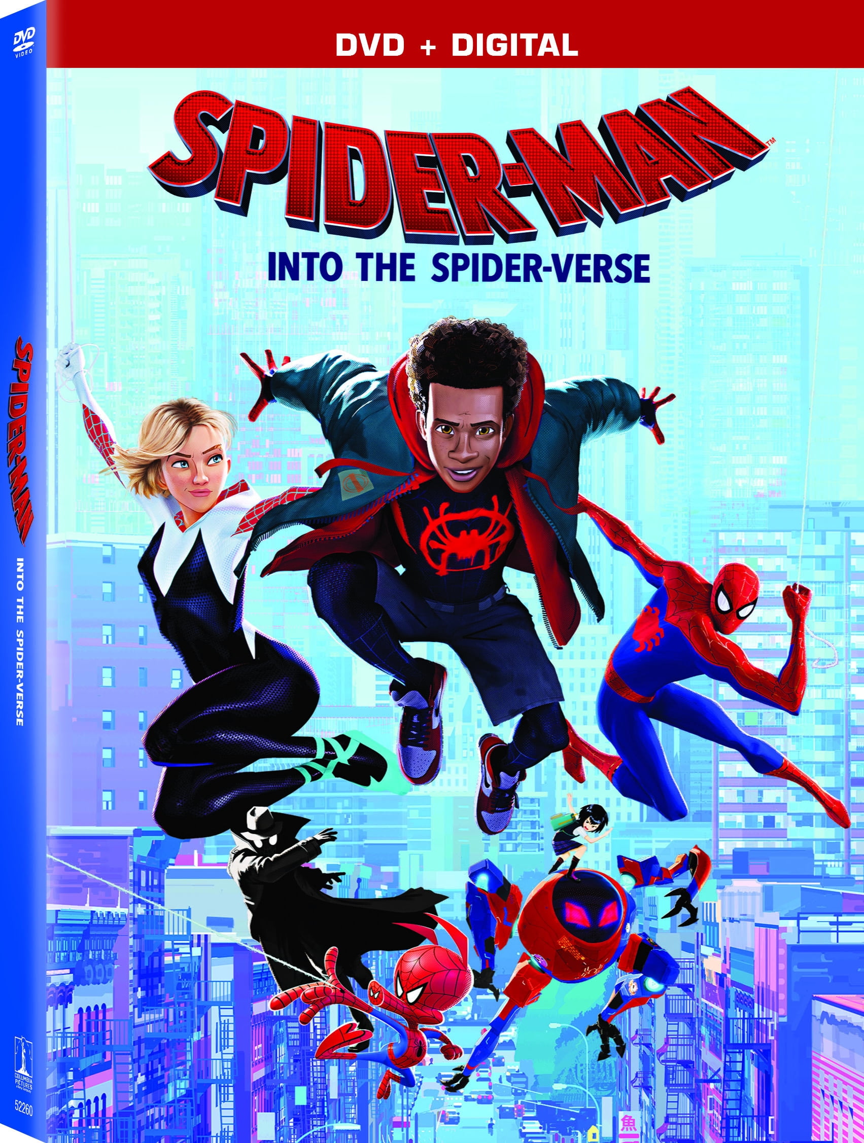 Spider-Man: Into the Spider-Verse (DVD + Digital Copy ...