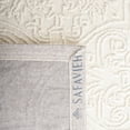 thumbnail image 6 of SAFAVIEH Martha Stewart Trace Floral Area Rug, Ivory, 4' x 4' Round, 6 of 8