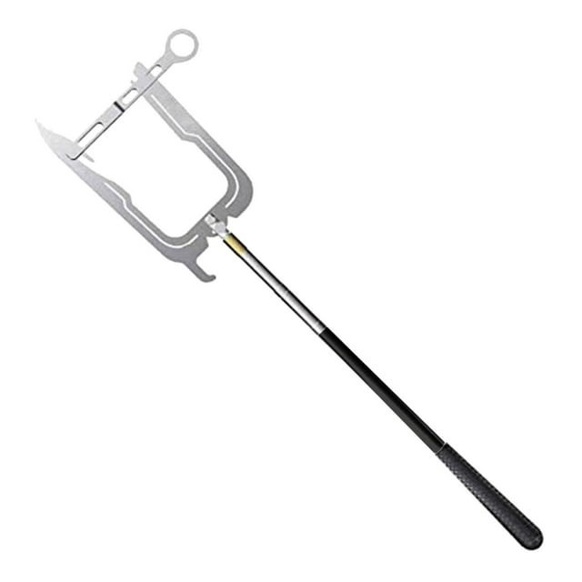 GUANGHONG Telescoping Automatic Boat Dock Hook Stainless Steel Dock Hook Wire Guider Parking Tool Mooring Rope Dock Hook Boat U Type Mooring Rope Threader Silicone Wall Thumb Hook Hanger Rod Kitchen w