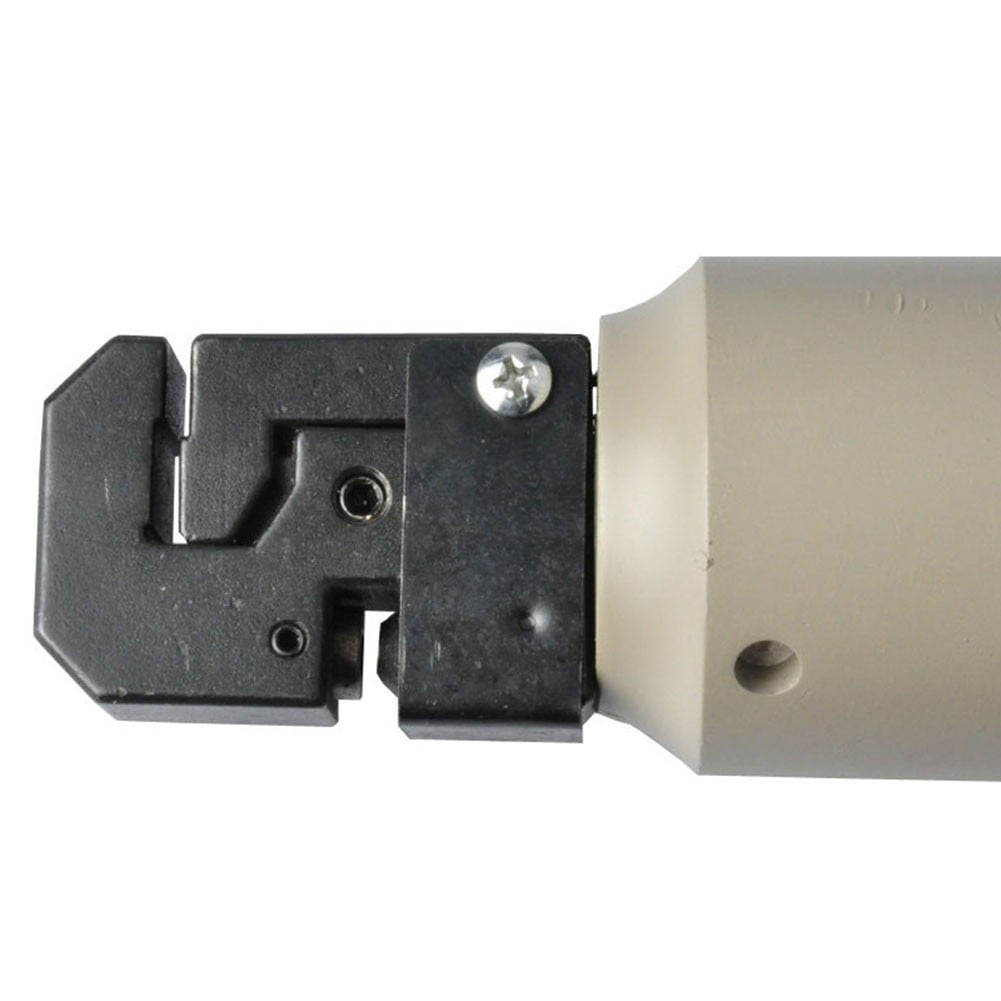 Pneumatic Straight Punch Flange Tool | 2-in-1 Hole Punch & Crimper For Auto Body Repair | 7/8" Gap