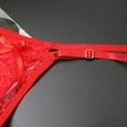 thumbnail image 5 of Women's Intimates Women'S Underpants Thong Panties Low Waist Lace Briefs Underwear,Red Women's Intimates, 5 of 6