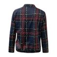 thumbnail image 5 of Palato Womens Plus Size Tops,Women Autunm And Winter Printed Long Sleeve Zipper Suit Cardigan Coat Tops, 5 of 5