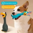 thumbnail image 4 of Ftwujt Rubber Chicken Squeaky Dog Toys, Dog Toys, Chicken Toys, Dog Squeaky Toys, Squeaky Dog Toys, Squeaky Toys for Dogs Small, Medium Large Pet Breeds, Play Fetch, Reduce Separation Anxiety-Black, 4 of 5