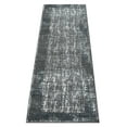thumbnail image 6 of HR Super Soft Polyester Abstract Area Rug Bordered in Graphite, Ivory & Multi-Color - Elegant Frame Pattern for Cozy and Stylish Living Spaces, 6 of 7