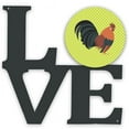 thumbnail image 1 of Carolines Treasures Dutch Bantam Chicken Green Metal Artwork Love Wall-Decor, Multicolor, 1 of 2