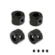 thumbnail image 2 of Adaptador Hexagonal de Cubo de Rueda Combinador de Metal de 24 Piezas de 5 mm Una 12 mm para D12 C14 C24 B14 B16 MN D90 D91 RC Coche Piezas de Actualización, Negro, 2 of 5