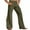 Army Green, variant on BiZtdJrK Mens Trendy Dress Pants Corduroy Solid Flare Pants Loose Street Casual Pants with Pockets Khaki M