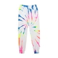 thumbnail image 2 of Just Love Tie Dye Long Sleeve T-Shirt and Jogger Pants for Girls (Tie Dye Neon Bright Rainbow, 10-12 Years), 2 of 3