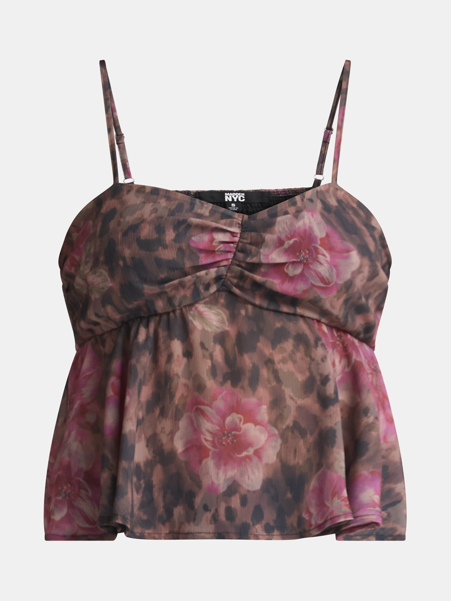 Madden NYC Women’s Cami Babydoll Top, Sizes XXS-2XL