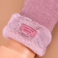 thumbnail image 3 of Guantes de cachemira para mujer, de invierno, cálidos, para montar al aire libre, resistentes al viento, acolchados y de punto, 3 of 5
