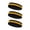 Black Golden Yellow Black, variant on COUVER Unisex Two Color Striped Sports Head Sweatband Apple Green 3 Pack