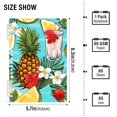 thumbnail image 3 of Pineapples Lemons Floral Leaves Ring Binder Notebook Journey Note Diary College Ruled Spiral Notebook Study Loose Leaf Paper A5 60 Pages, 3 of 8