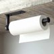 thumbnail image 1 of Self Adhesive Paper Towel Holder Aluminum Paper Towel Holders Paper Towel Holder Kitchen Roll Holder Wall Mounted for Kitchen Cabinet or Bathroom -Ver, 1 of 4