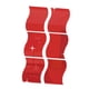 thumbnail image 3 of Calcomanías de decoración Soledad 6 Piezas de Plata Espejo de Pared Decoración de Habitación de Rojo-S, 3 of 6